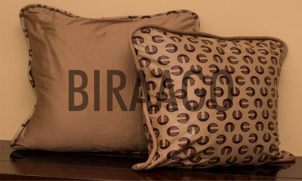 Brown Ankara pillow